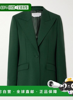 潮奢 Gabriela Hearst 女士 Leiva 羊毛西装外套 W245001W105EMER