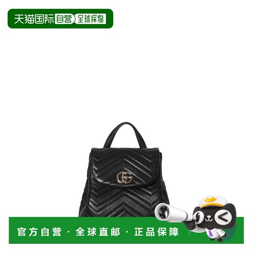 1h可退 GUCCI 女士双肩包 855921AAFXD1000 SS2026 黑色手提包