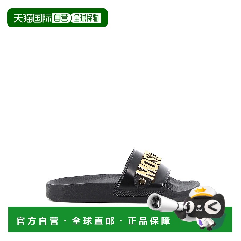 1h可退 MOSCHINO 女士凉鞋 MA28032G0IM11000000 CO 黑色 Metalli