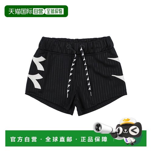 1h可退 潮奢 Diadora 迪亚多纳 女童 短裤童装 black黑色 舒适时