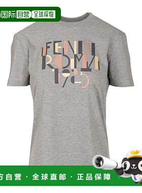 FENDI 女士T恤 FS7254AVF8F0TAZ AW2025 灰色