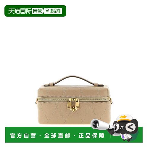 TORY BURCH 女士斜挎包 186036E16 AW2026 浅棕色 Charlie Vanity