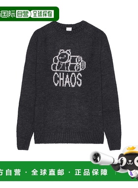 1h可退 潮奢 POP TRADING COMPANY 男士 Chaos 针织圆领卫衣 POPA