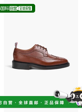 1h可退 潮奢 Thom Browne 汤姆 布朗 男士 皮质牛津粗革皮鞋 MFD2
