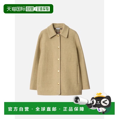 BURBERRY 女士外套 8110904C1309 AW2025 浅棕色 BURBERRY coat