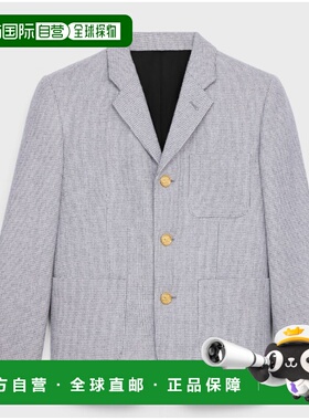 CELINE 女士西服 RV0A50F85FYP2 SS2025 灰色 CELINE blazer