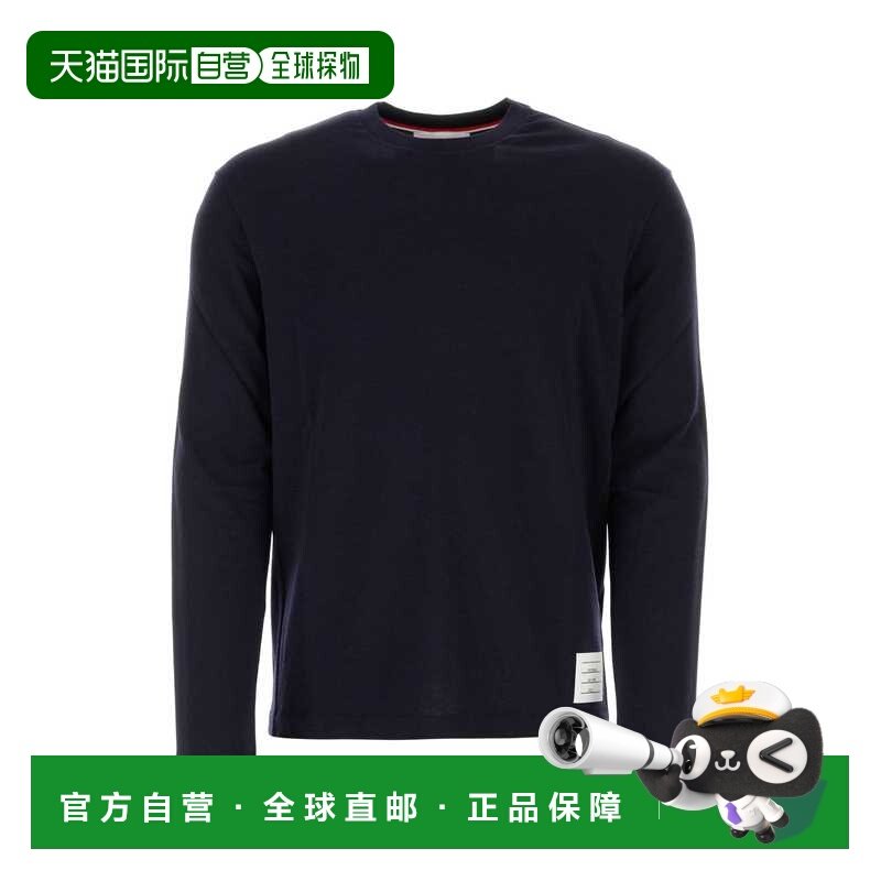 THOM BROWNE 男士T恤 MJS218AJ0149415 AW2024 蓝色