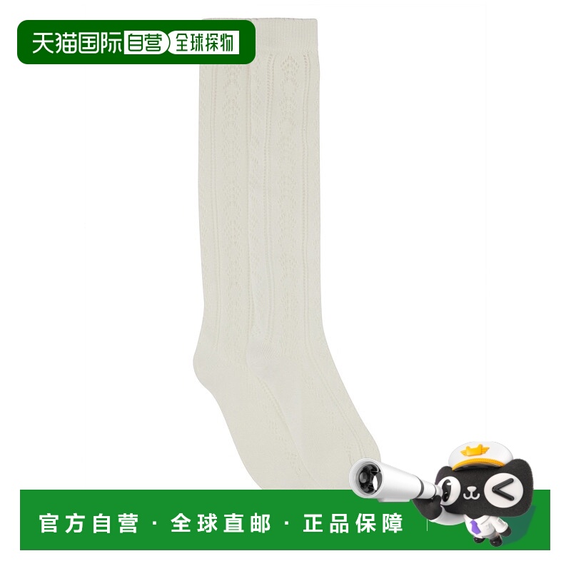 1h可退 VALENTINO 女士袜子 6B3KI02J9590BO CO 白色 PERFORATED