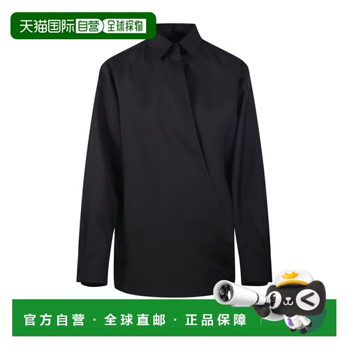 VALENTINO 女士衬衫 5B0AB6T58Y10NO AW2024 黑色 Black shirt wi