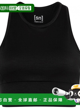 SUPER.NATURAL 女士运动文胸 1142054JETBLACK CO 黑色