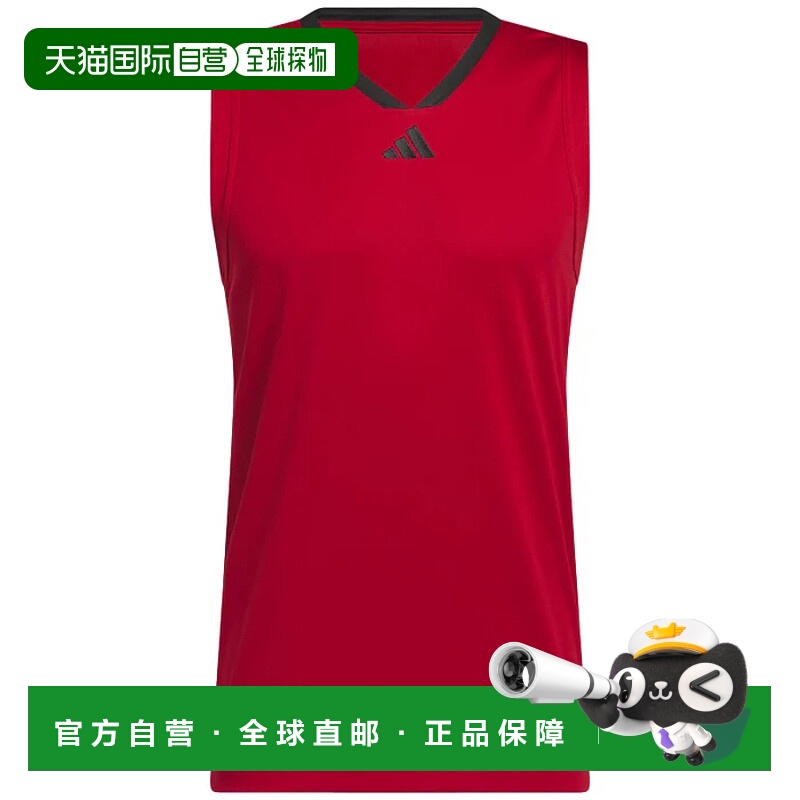 1h可退 ADIDAS 男士运动服 JN4746ROSSO CO 红色 CANOTTA UOMO LE