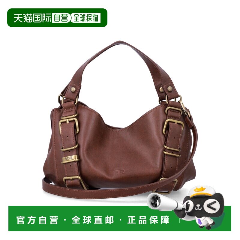 DIESEL 女士斜挎包 X10947P9497T2224 AW2026 棕色 D-ONE TOPHAND图片