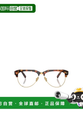 MIU MIU 女士眼镜 MU09ZS19P08N AW2024 黑色 徽标平光镜