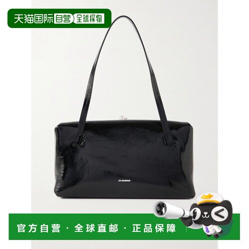 Jil Sander 吉尔 桑达 女士 黑色小号 Goji Pillow 手提包 J08WD0