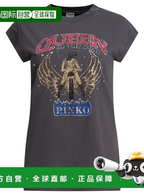 PINKO 女士T恤 104603A2DAI63 SS2025 灰色 T-shirts