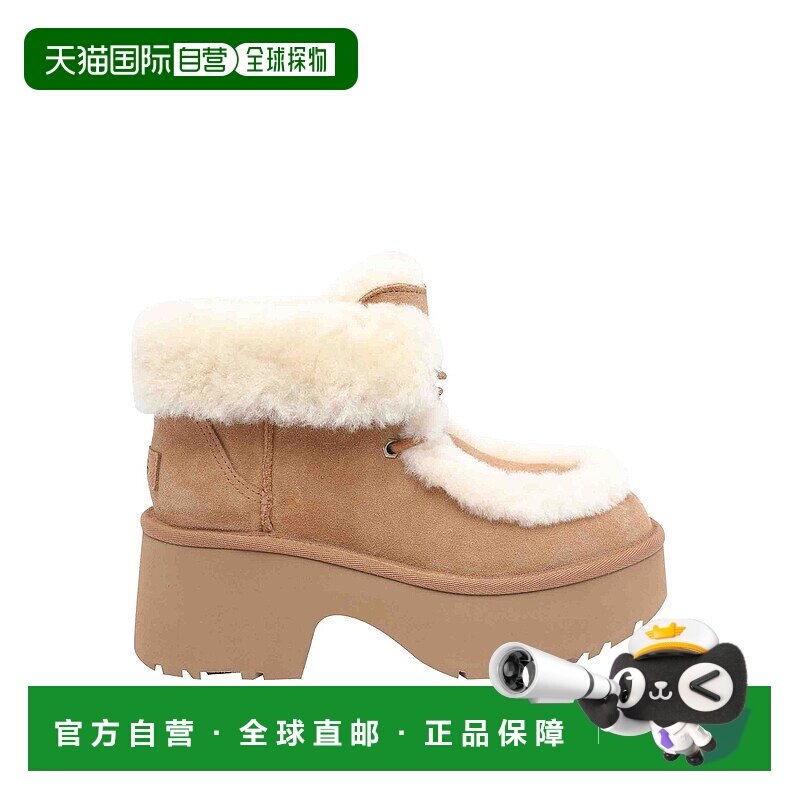 UGG 女士高跟鞋 1171532CHESTNUT AW2025 棕色 Chestnut Esmee Pu