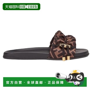 8X8142AE7SF0R7V 女士凉鞋 SS2025 棕色 sand 1h可退 Slide FENDI