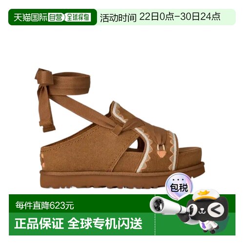 UGG 女士凉鞋 1175133CHMU SS2026 棕色高跟