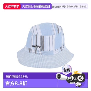 1h可退 潮奢 GANNI 甘尼 女士 帽子 blue蓝色 舒适时尚