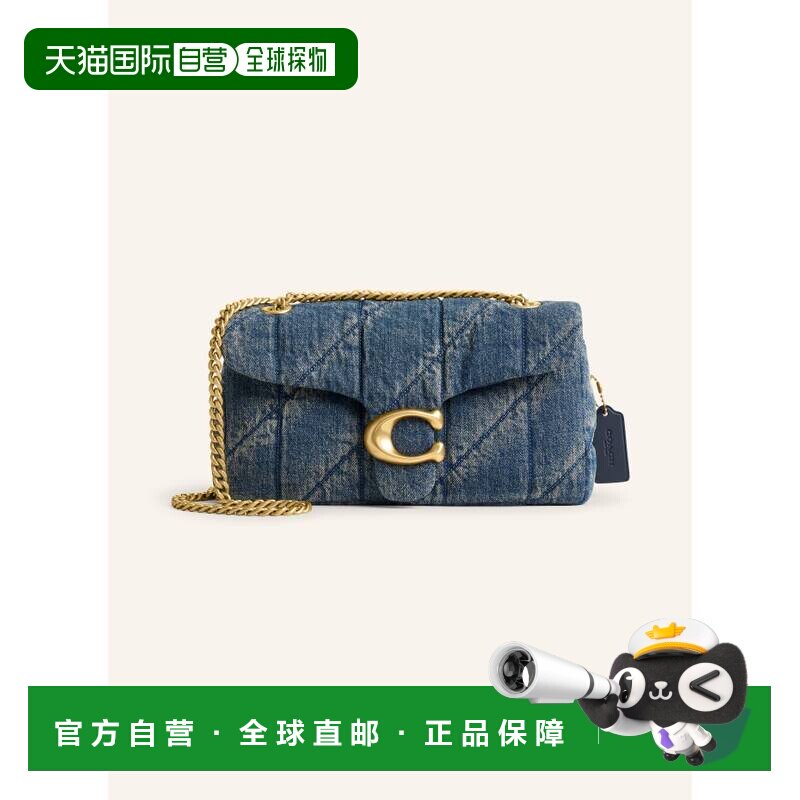1h可退 COACH 女士斜挎包 100297393117000 CO 蓝色 TABBY should
