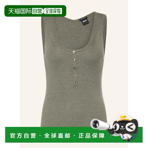 BOSS 女士背心吊带 100312486816000 CO 灰色 FAFFLESIA Top