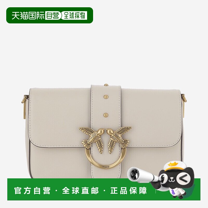 PINKO 女士斜挎包 105824A0QOZ14Q AW2025 米白色 Small Shoulder