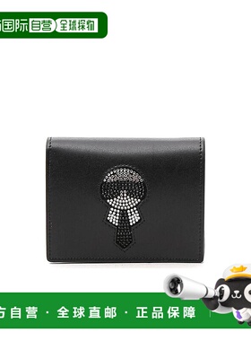 FENDI 女士钱包 8M0387A6HVF0GXN SS2021 黑色 老佛爷水钻对折钱