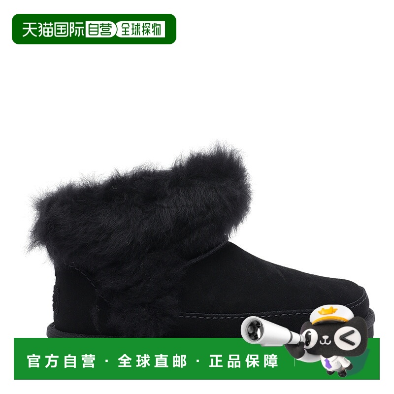 1h可退 UGG 女士靴子 1173832BLK AW2025 黑色 迷你雪地靴