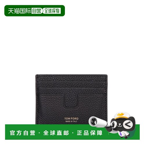 1h可退 TOM FORD 男士钱包 Y0233LCL158GNAA SS2026 黑色 SOFT GR