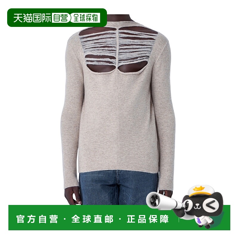 1h可退 RICK OWENS 男士针织衫 RU02E1670KGRIDP44 AW2025羊毛