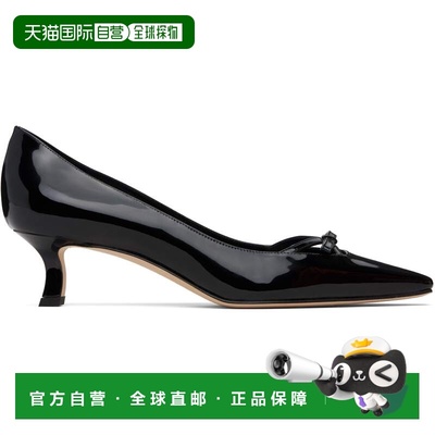 1h可退 潮奢 MANOLO BLAHNIK 莫罗 伯拉尼克 女士 黑色 Grafa 中