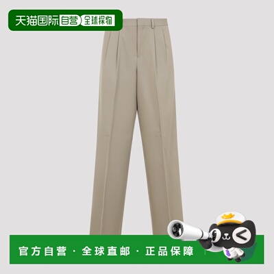 CELINE 女士休闲裤 RP07B033302GQ CO 花色 Pleated pants in cot