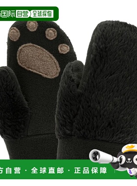 1h可退 mont-bell 男童手套 1118731BK CO 黑色 Monta Bear Mitte