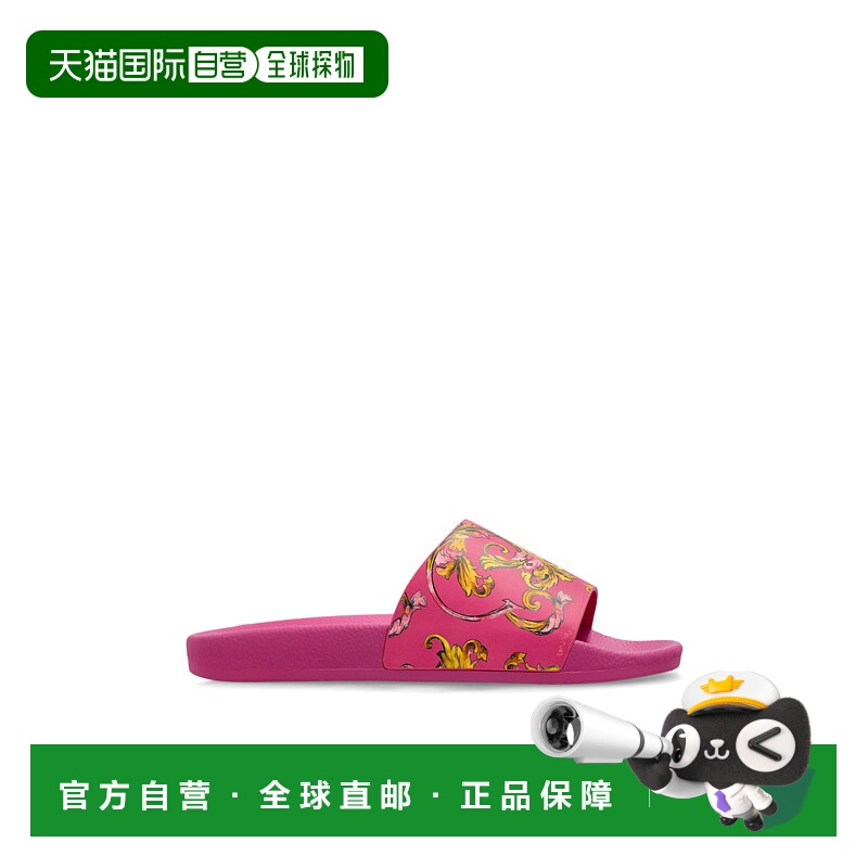 1h可退 Versace Jeans Couture 女士拖鞋 78VA3SQ3ZS365R54范思哲