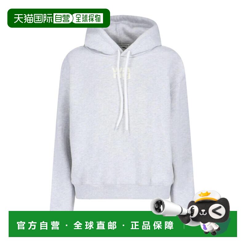 1h可退 ALEXANDER WANG 女士针织毛衣 4CC3242101050 CO 灰色长袖