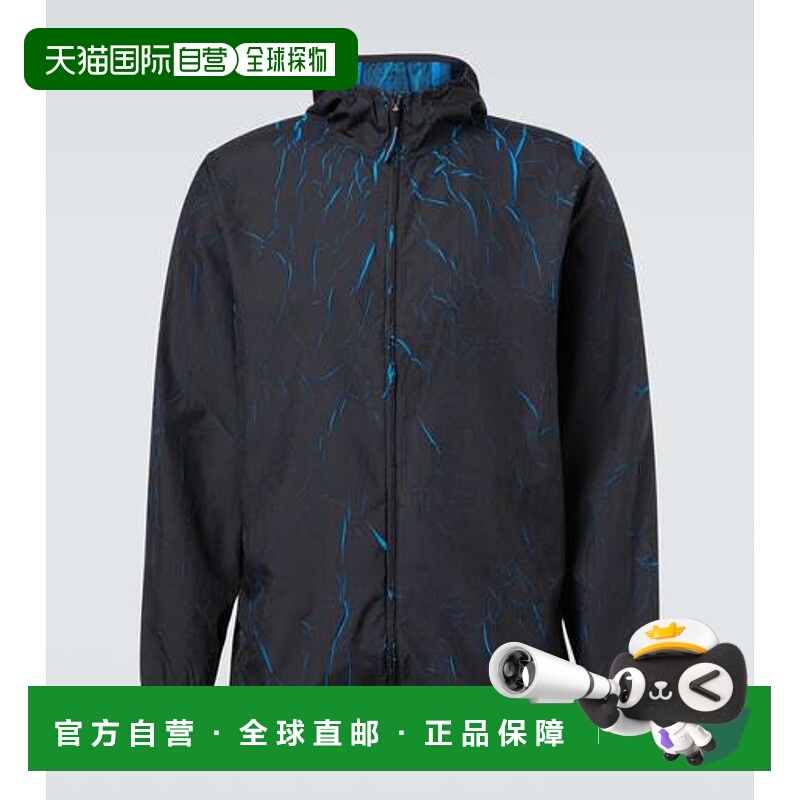 1h可退 潮奢 On 男士 Pace 跑步印花夹克 black黑色 舒适时尚