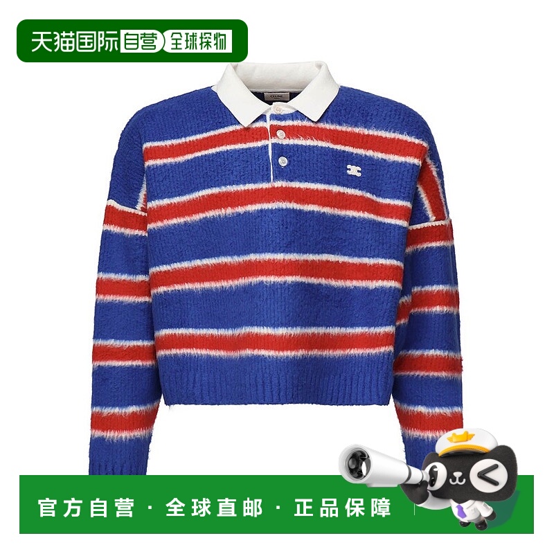 1h可退 潮奢 Celine 思琳 男士 條紋 Polo 領套衫 RY0FQ0ZQJ0