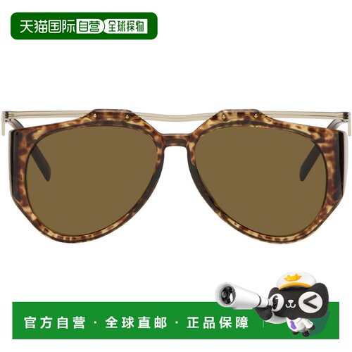Saint Laurent 圣罗兰 女士 棕色 SL M137 Amelia 太阳镜 SLM137A