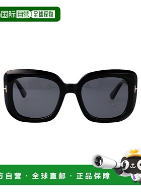 1h可退 TOM FORD 女士太阳镜 FT122001D SS2025 黑色 CARLA-02