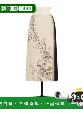 DIOR 女士半身裙 541J29A6398X0842 AW2025 花色 花卉图案半身裙