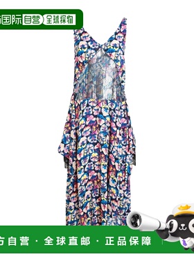 潮奢 Rabanne 女士 长款连衣裙 blue蓝色 舒适时尚