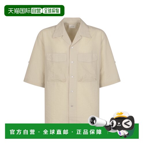 LEMAIRE 男士衬衫 SH1281LF1563BG282 SS2026 白色短袖