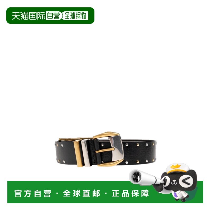 VERSACE 男士腰带 10253641A184951B00X AW2026 黑色