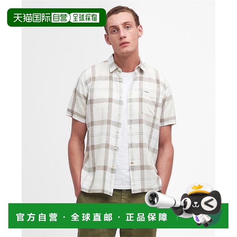 1h可退 潮奢 Barbour 巴伯尔 男士 Croft 短袖常规衬衫