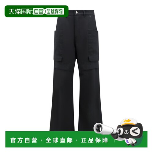 RICK OWENS 男士休闲裤 RU02F4346WT09 AW2026 黑色
