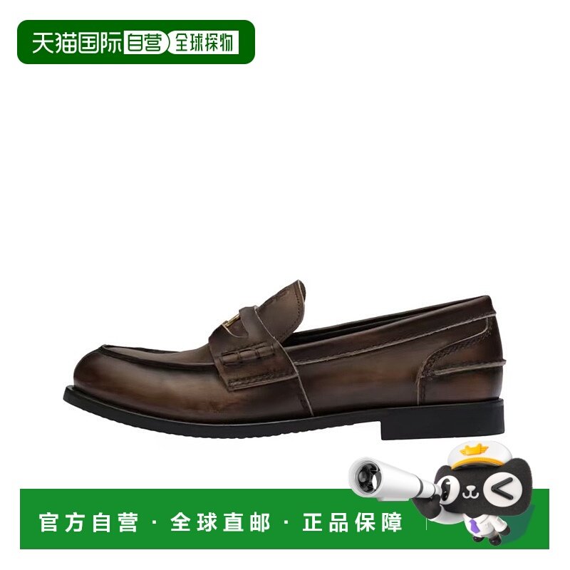 MIU MIU 女士棕色正装鞋 套脚正装鞋单鞋一脚蹬