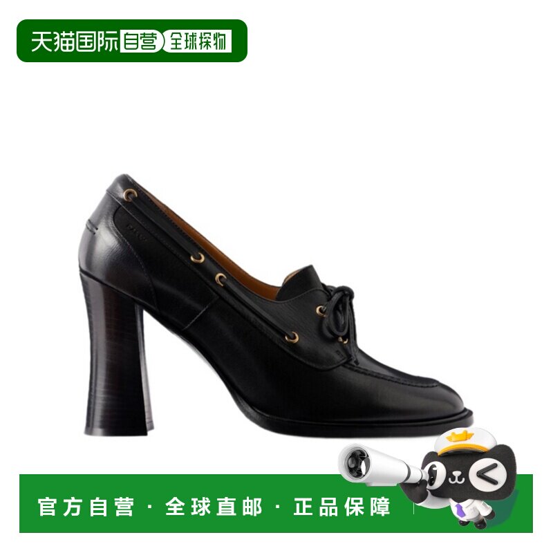 奢淘 Bally 索尔皮革浅口鞋 女 WP950E_BU003U901女鞋高跟厚底图片
