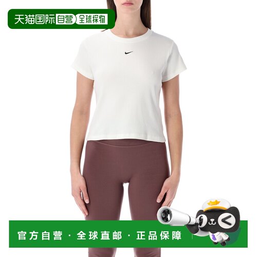 NIKE 女士T恤 HV4994100 SS2026 白色 Nike ribbe【付后1h可退】