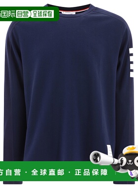 THOM BROWNE 男士T恤 MJS245A07323415 SS2025 蓝色