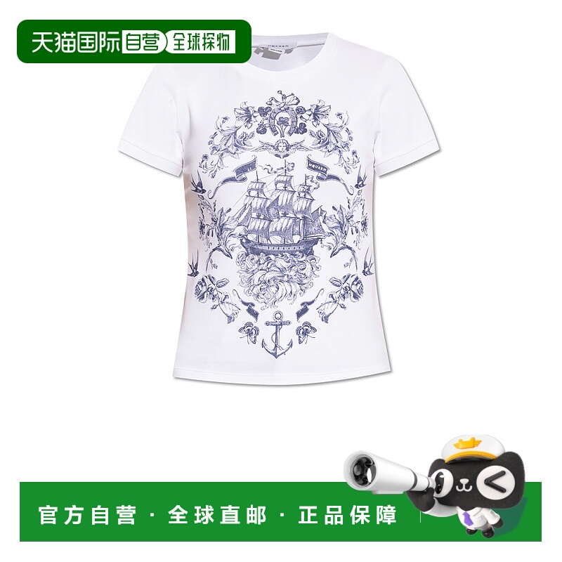1h可退 ALEXANDER MCQUEEN 女士T恤 840012QZAPC0930 AW2025